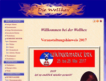 Tablet Screenshot of die-wollhex.de